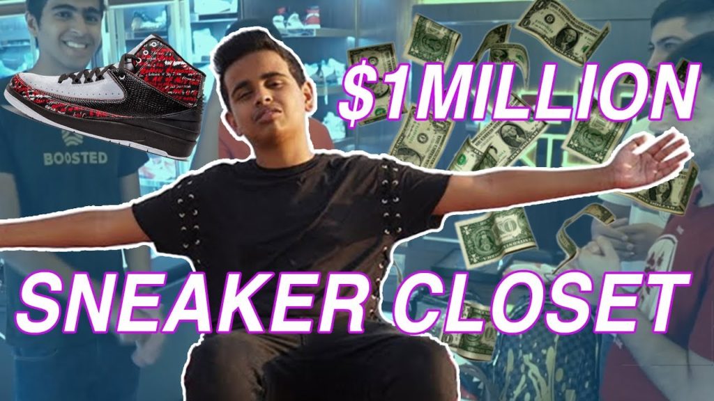 Money Kicks’ 1 MILLION DOLLAR SNEAKER CLOSET | Rashed Belhasa Closet Tour | MainstreetTv