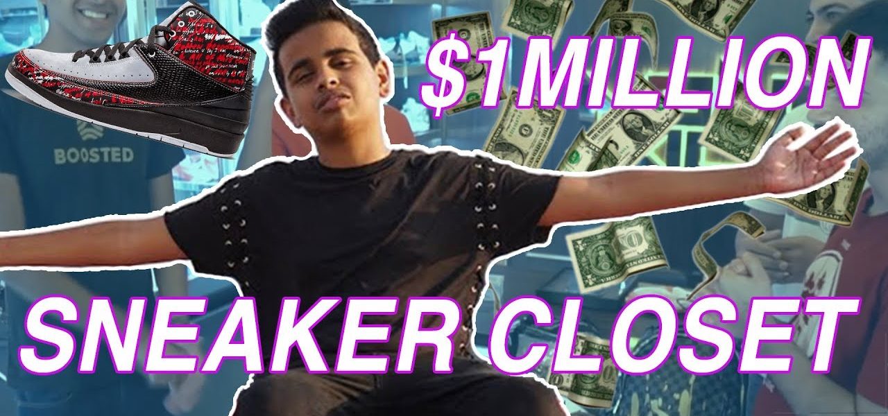 Money Kicks' 1 MILLION DOLLAR SNEAKER CLOSET | Rashed Belhasa Closet Tour | MainstreetTv