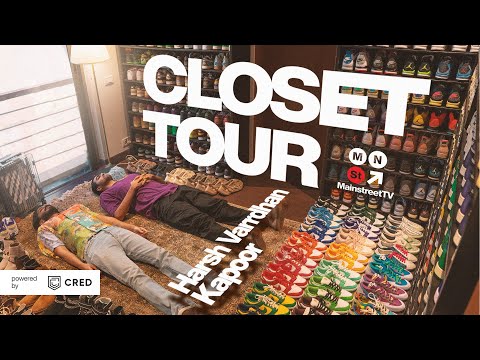 Closet Tour : Harshvarrdhan Kapoor's Insane Sneaker Collection | Powered by CRED