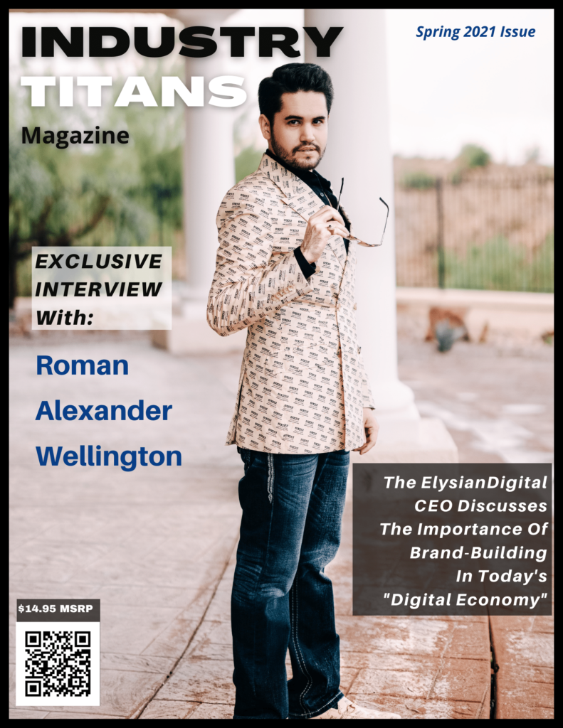 Roman Alexander Wellington On Industry Titans Magazine Cover