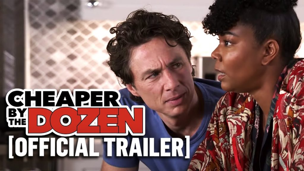 Cheaper By The Dozen – Official Trailer Starring Gabrielle Union & Zach Braff