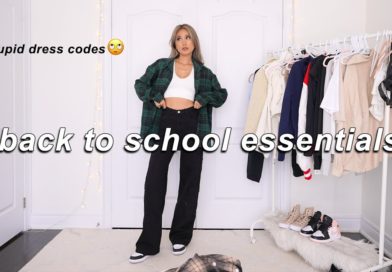 BACK TO SCHOOL MUST-HAVES you actually need | comfy + basics outfits
