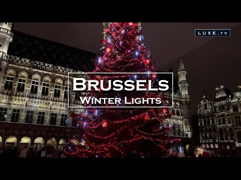 Brussels – Winter lights on the Grand Place – LUXE.TV
