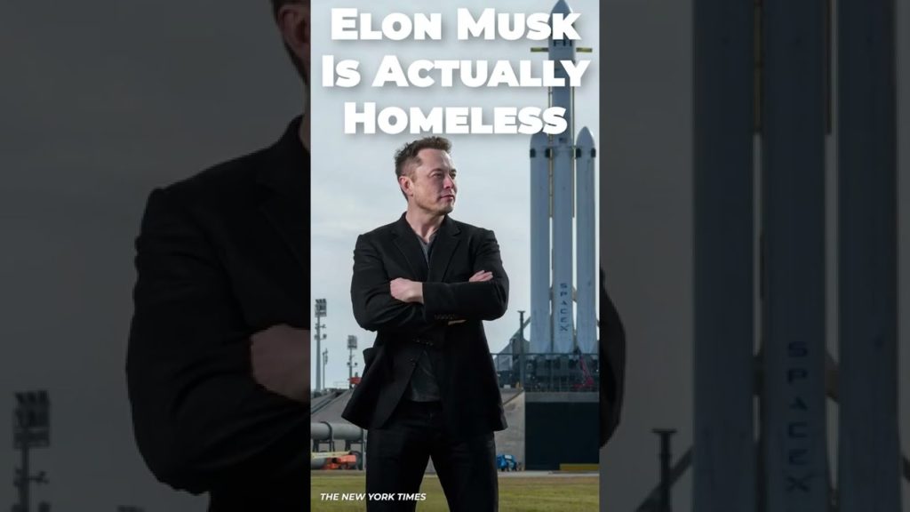 Elon Musk Is Homeless #shorts