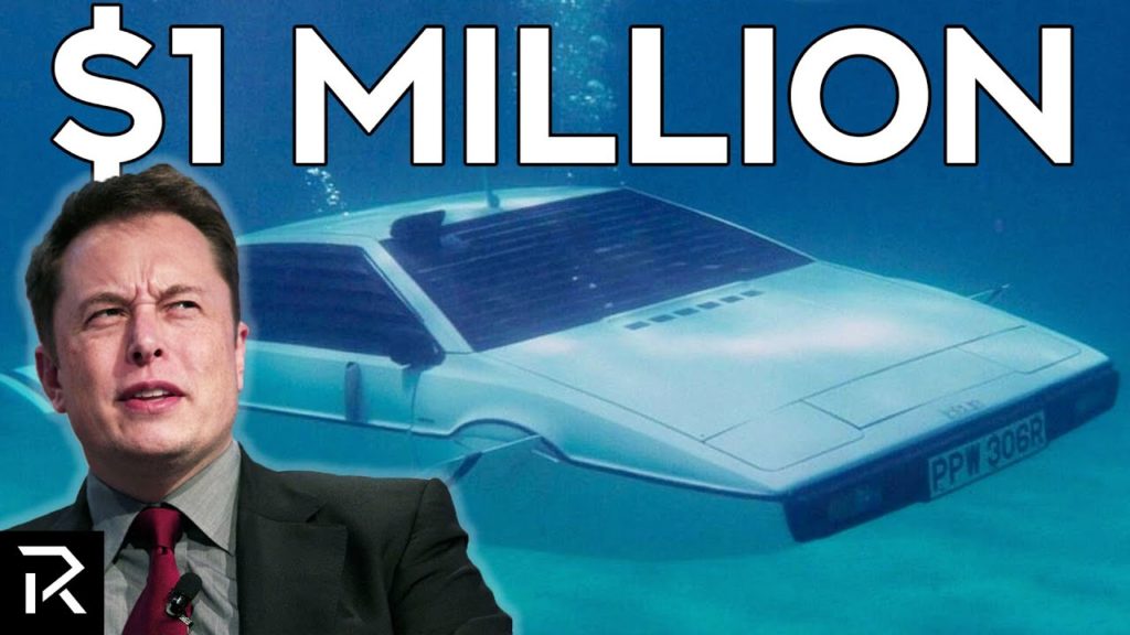 Elon Musk’s  Million Dollar Submarine Car
