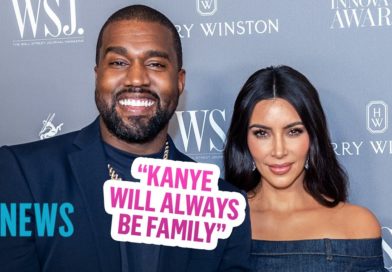 Kim Kardashian Supports Kanye West in Yeezy Family Pics | E! News