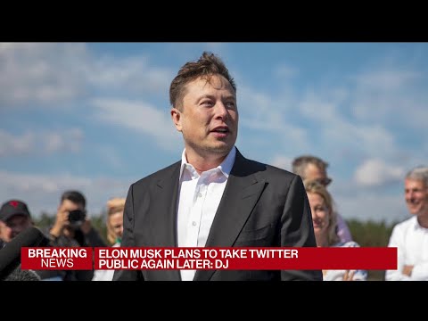 Musk Plans to Take Twitter Public Again: Dow Jones