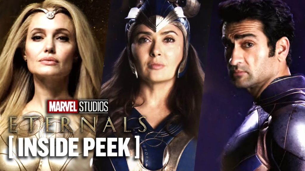 Eternals: Behind-the-Scenes Featurette With Angelina Jolie, Salma Hayek, & More!