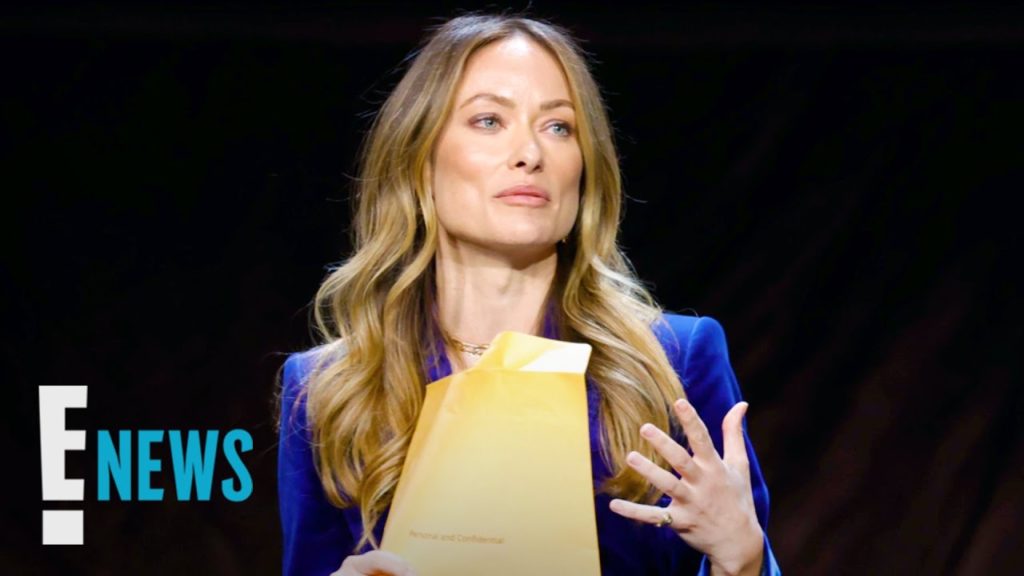 Olivia Wilde SERVED With Custody Papers While Onstage | E! News