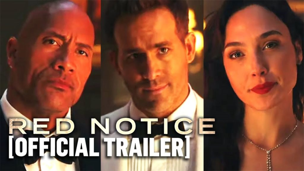 Red Notice – Official Trailer Starring Dwayne Johnson
