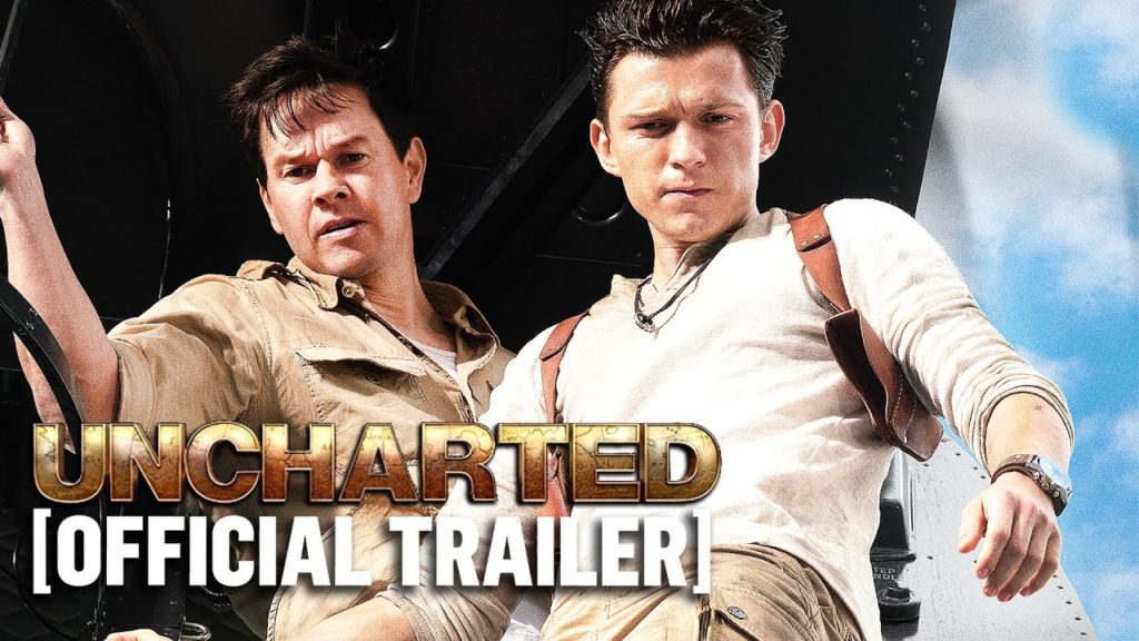 Uncharted – Official Trailer Starring Tom Holland & Mark Wahlberg