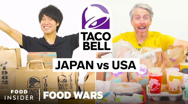 US vs Japan Taco Bell | Food Wars