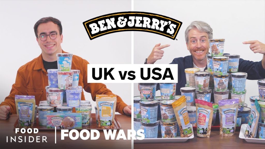 US vs UK Ben & Jerry’s | Food Wars