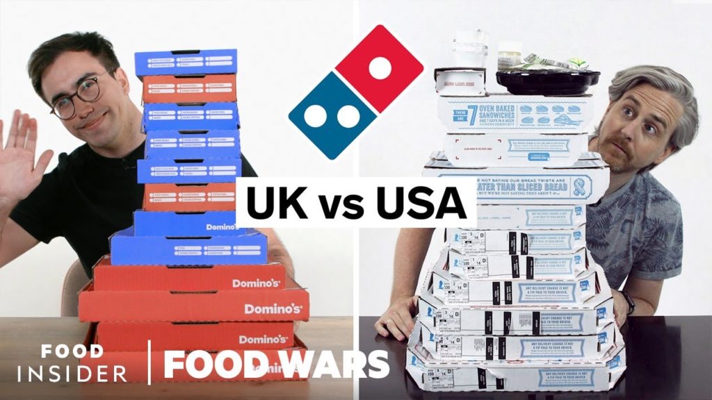 US vs UK Domino’s | Food Wars