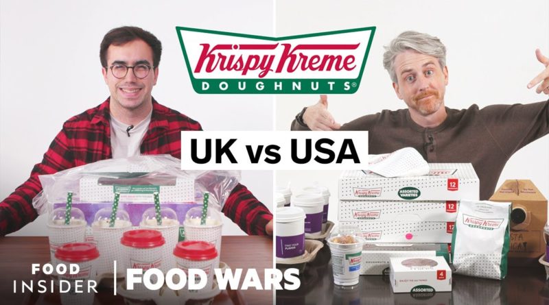 US vs UK Krispy Kreme | Food Wars