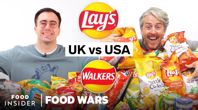 US vs UK Lay’s Chips and Walkers Crisps | Food Wars