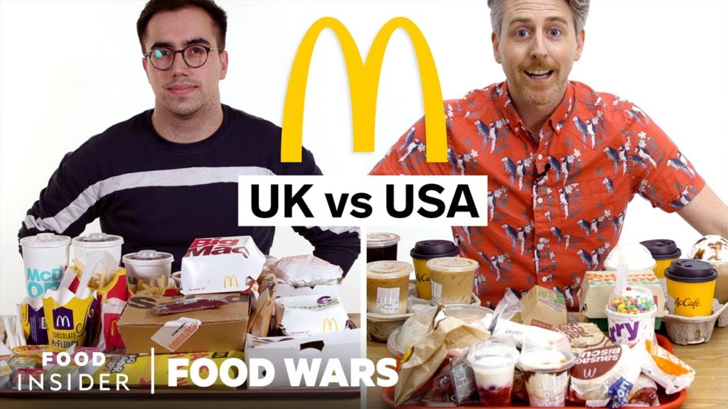 US vs UK McDonald’s | Food Wars