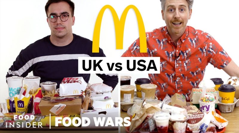 US vs UK McDonald’s | Food Wars