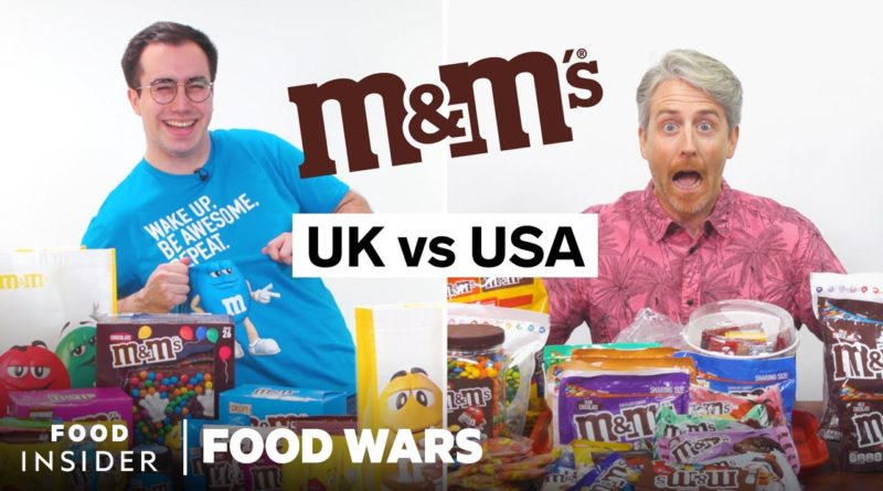 US vs UK M&M’s | Food Wars