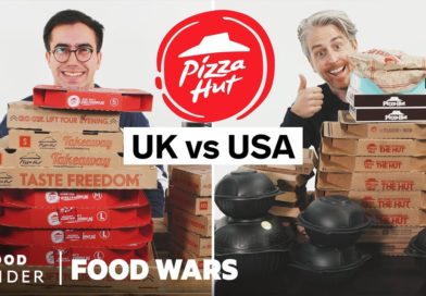 US vs UK Pizza Hut | Food Wars