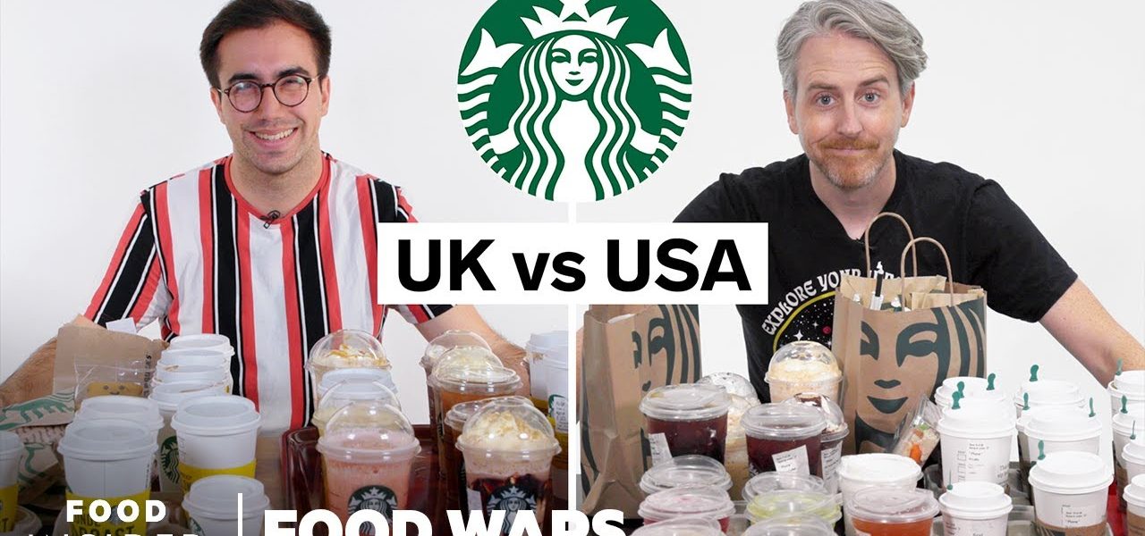 US vs UK Starbucks | Food Wars