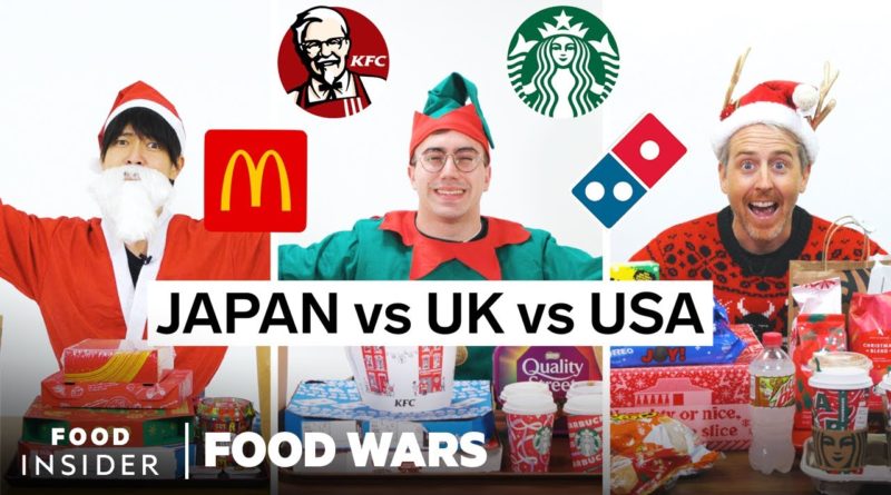 US vs UK vs Japan Christmas Edition | Food Wars
