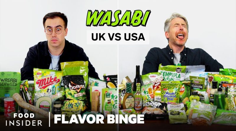 US vs UK Wasabi (67 Item Flavor Binge) | Food Wars | Flavor Binge