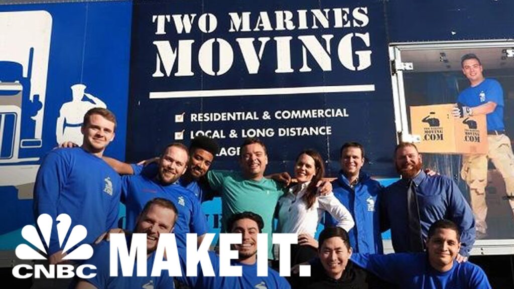 Ex-Marine Builds A Multimillion-Dollar Moving Company That Hires Veterans | CNBC Make It.