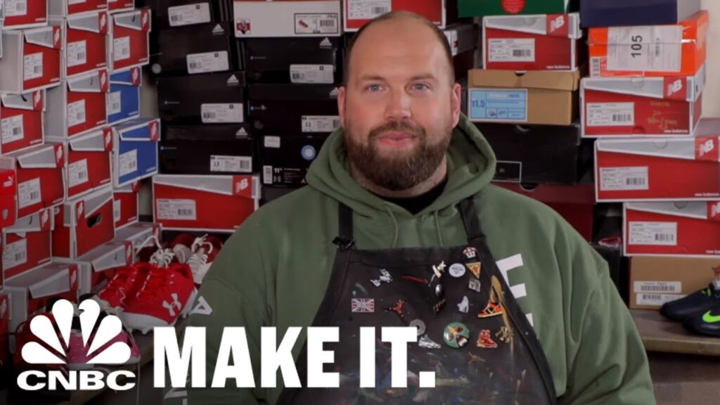 This 38-Year-Old Making Six Figures As The NFL’s Go-To Sneaker Artis | CNBC Make It.