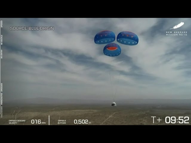 Bezos’ Blue Origin Launches Rocket With Only Test Dummy