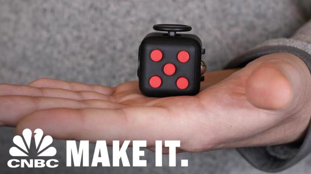 How ‘Stress Cube’ Beat Viral Kickstarter Product ‘Fidget Cube’ To Market | CNBC Make It.