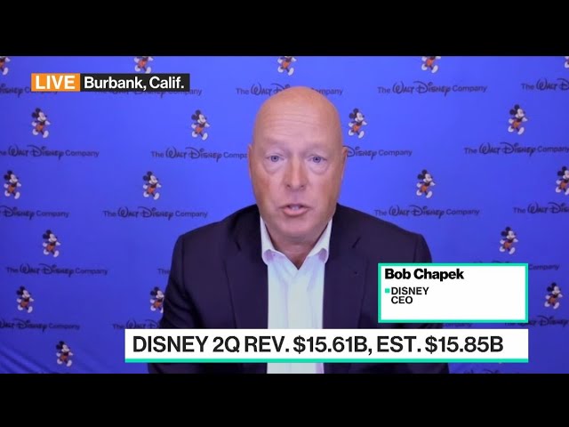 Disney World Bookings at 2019 Levels, CEO Chapek Says