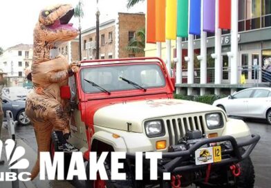0 T-Rex Costume Becomes The Most Famous Dinosaur On Facebook | Strange Success | CNBC Make It.