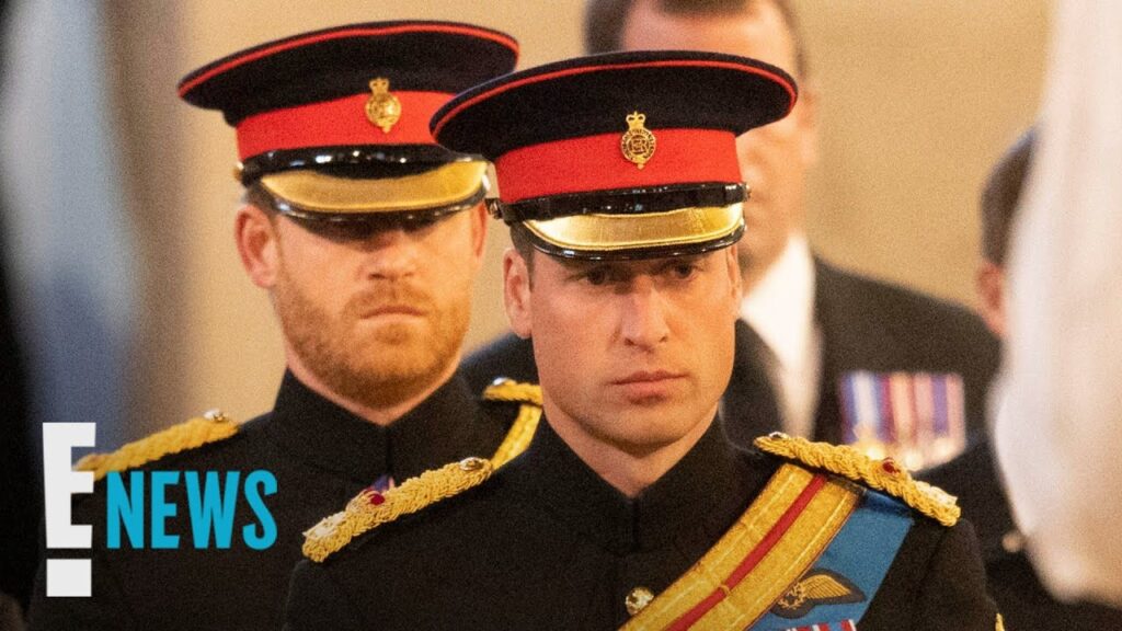 Prince William & Prince Harry Hold Vigil for Queen Elizabeth II | E! News