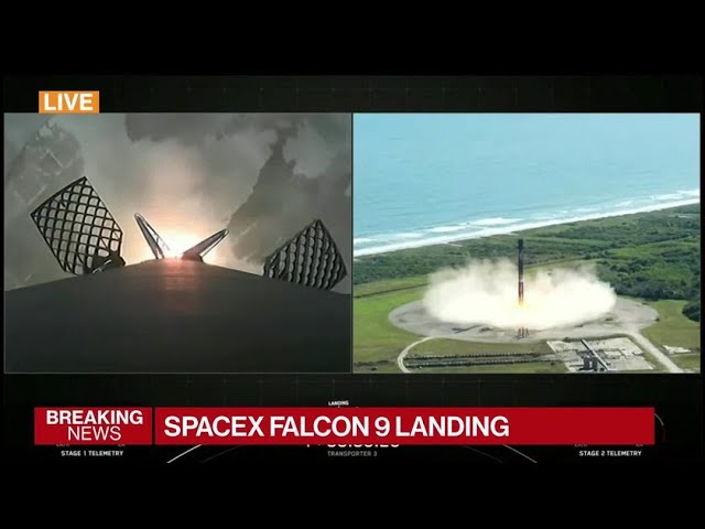 SpaceX Rocket Sends Three South African Satellites Into Orbit