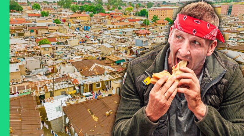 Street Food in South Africa’s Most Dangerous Slum!! Alexandra Township!!