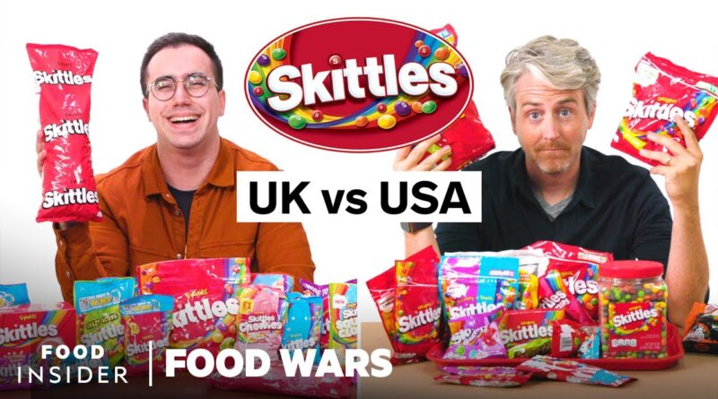 US vs UK Skittles | Food Wars | Food Insider