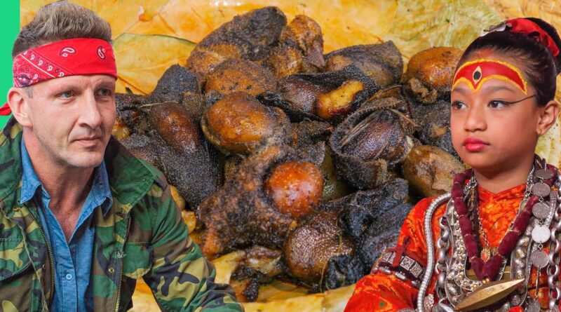 Buffalo Sacrificed For 8 Year Old Goddess!! Nepal’s Newar People!!