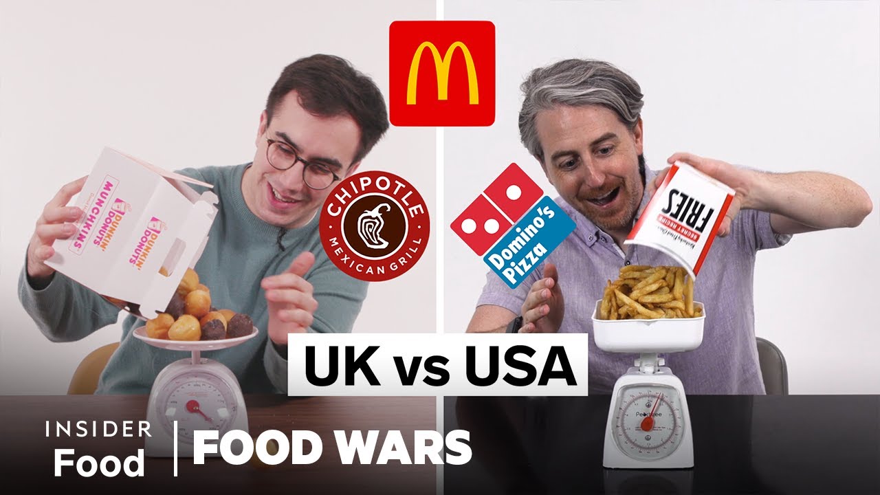 US vs UK Fast Food Prices | Food Wars | Insider Food - Millennial ...