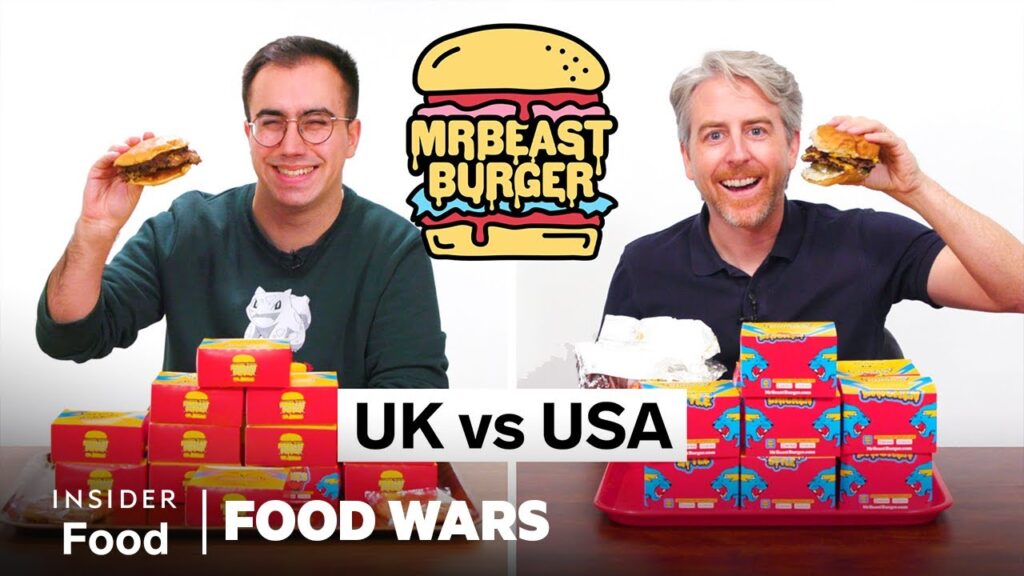 US vs UK MrBeast Burger | Food Wars | Insider Food