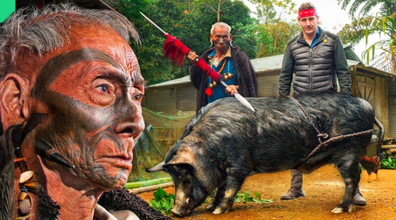 24 Hours With India’s Last Head Hunters!! RARE Village Food!!