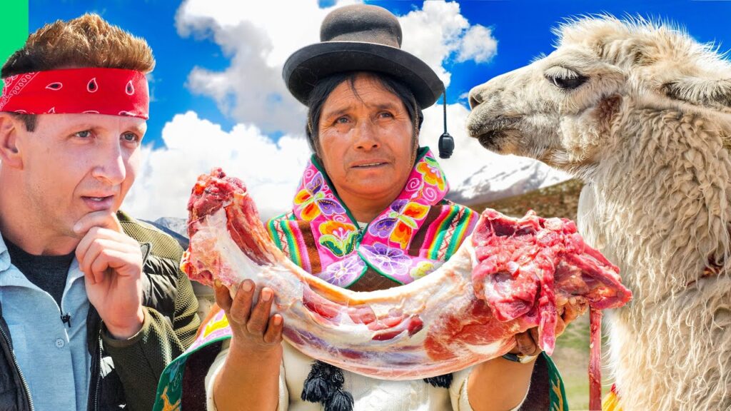 Extreme Andes!! Whole Alpaca Served SIX Ways in Peru!!