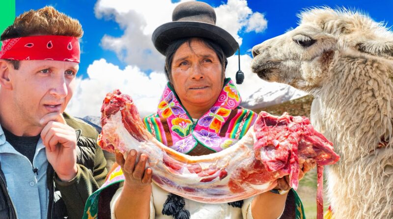 Extreme Andes!! Whole Alpaca Served SIX Ways in Peru!!